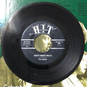 The Fantastics Light My Fire/The Chords Mercy Mercy Mercy Vinyl 45 Record